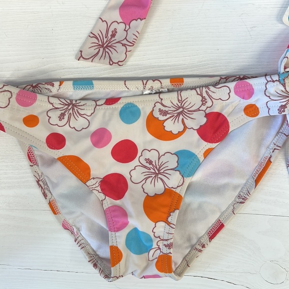 NWT MALIBU Kids Girl Triangle Bikini - Picture 3 of 7